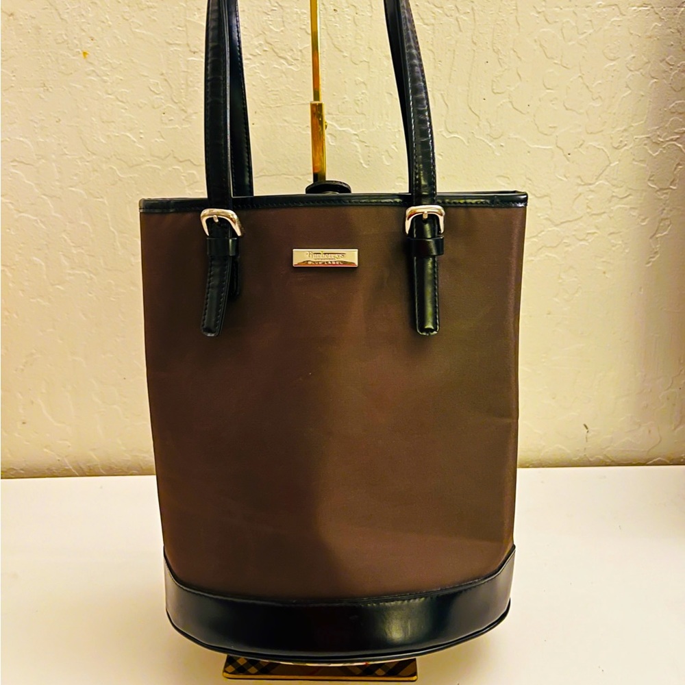 Authentic Burberry bucket tote